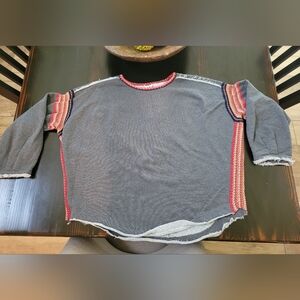 EUC Natural Life Charcoal Gray Oversized Sweatshirt S/M